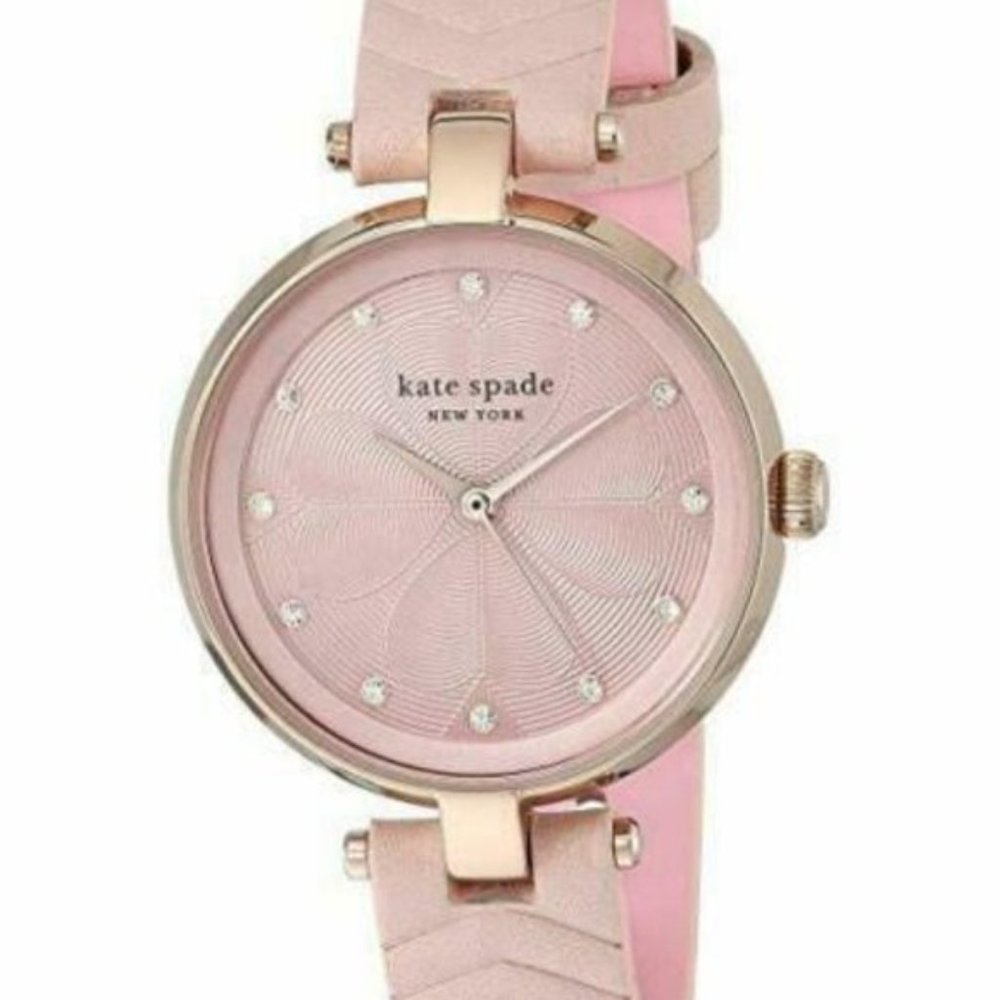 Kate Spade Annadale Quilted Leather Watch
